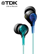 TDK CLEF-BEAM 炫彩發光科技感入耳式耳機科技藍