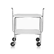 Magis Transit 雙層折疊滾輪餐車（白）