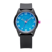 Q&Q SmileSolar 經典升級版數字款太陽能錶-044 藍色珊瑚礁/40mm