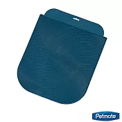 【Petmate】防污貓砂踏墊地墊-稜紋型 藍色