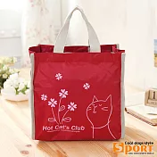 HotCat辣貓 休閒小型提袋 便當袋(新春紅)7800-179-NO.38