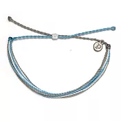 Pura Vida 美國手工 SHARK TANK 可調式手鍊衝浪海灘防水手繩 手鍊 灰藍灰色