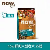 Now! 大型老犬/減肥犬鮮肉配方 25磅 無穀天然糧 | 狗糧 狗飼料 大型犬 葡萄糖胺 軟骨素 關節 低卡 低熱量