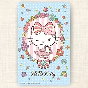 icash2.0 Hello kitty 粉藍花緞