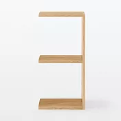 [MUJI無印良品]自由組合層架/橡木/2層/追加用