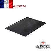 法國【de Buyer】畢耶烘焙『輕礦藍鐵烘焙系列』長方烤托盤40x30cm