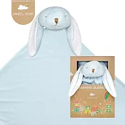 美國 Angel Dear 大頭動物嬰兒毛毯單入禮盒 (藍色小兔-藍藍)