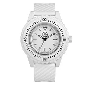 Q&Q SmileSolar 002太陽能夜光潛水錶-超級白/45mm