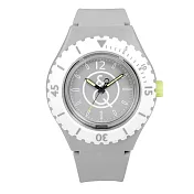 Q&Q SmileSolar 005太陽能潛水錶-百搭灰/43mm