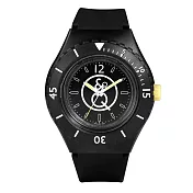 Q&Q SmileSolar 001太陽能潛水錶-酷炫黑/43mm