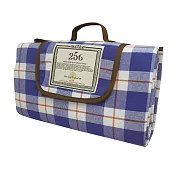 【DESTINO STYLE】256經典格紋野餐毯-藍白格