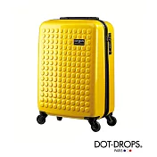 DOT-DROPS 20 吋 X-TRA 輕量客製點點硬殼行李箱 - 俏麗黃