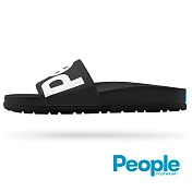 People Footwear - The Lennon Slide Logo 拖鞋US4黑色