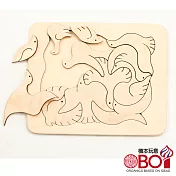 俄羅斯積木-淳木童話-益智拼圖系列- 小鳥 (方形)