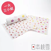 【日本桃雪】可愛紗布浴巾x1+方巾x3 (夢幻下午茶) | 鈴木太太公司貨