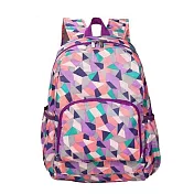 CARANY卡拉羊 可折疊雙肩包戶外背包 超輕後背包 58-0044粉色菱形