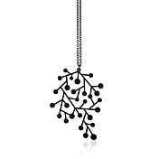 moorigin / 雪花項鍊 S / 黑