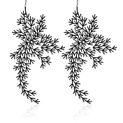 moorigin / 水蘊草耳環 M / 黑