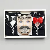 [美國Frenchie MC] X [Hipsterkid] 兜兜好小紳士禮盒 彌月禮配紳士鬍