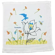 日本Shinzi Katoh 加藤真治卡通造型手帕-姆指姑娘