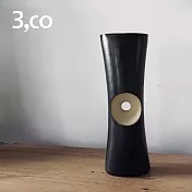 【3,co】管狀花器 F - 日本黑(原色內層)