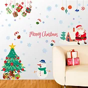 時尚壁貼 - 歡樂聖誕老公公