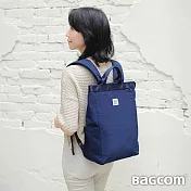 Bagcom[好用系列] 隨心好用手提後背包(14’’ Laptop OK)-深藍
