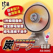 【巧福 】炭素纖維電暖器12吋 AS-900C (小)臺灣製