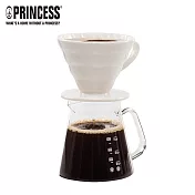 【PRINCESS荷蘭公主】手沖陶瓷濾杯-咖啡壺組241100E