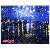 ArtLife藝術生活【66323】梵谷 星空下的羅納河 DIY 數字 油畫 彩繪