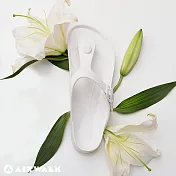 AIRWALK(女) -AB拖 EVA中性T字羅馬夾腳拖鞋5白