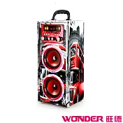 WONDER旺德 藍牙KTV音響/派對機 WS-T024U 奔馳紅