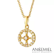 Angemiel安婕米 925純銀 Danza輕舞項鍊 幸運(金)