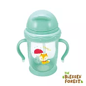 祝福森林 滑蓋鋼珠無毒練習杯 -薄荷綠