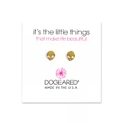 Dogeared 神秘外星人 ALIEN 金色耳環 附原廠盒