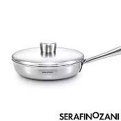 【SERAFINO ZANI】不銹鋼恆溫平底鍋-24cm