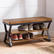 Homelike 喜家居工業風穿鞋椅/坐式鞋櫃(1658)