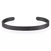 MANTRABAND 美國悄悄話手環 FOREVER FAMILY 永遠的家人 霧面黑色
