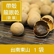 台南東山【帶殼龍眼乾 - 袋裝】1袋