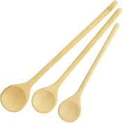 《TESCOMA》Woody樺木料理匙3件(圓)