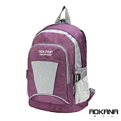 AOKANA奧卡納 輕量防潑水休閒小型後背包 68-088寧靜紫
