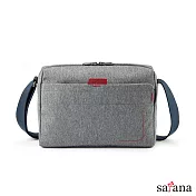 satana - Fresh 輕職人摩登斜背包 -麻花灰