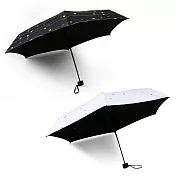 超輕遮陽兩用黑膠折疊傘(CS-UB01)黑