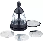 《KitchenCraft》花式咖啡印花模4件+粉罐