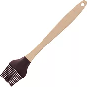 《GP&me》Dolce木柄矽膠醬料刷(咖28cm)