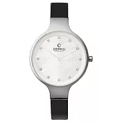 OBAKU 星光眷戀時尚皮帶錶-V173LXCIRB