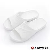 美國AIRWALK 超Q軟輕量舒適拖鞋US4白