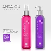 【ANDALOU安德魯】益生菌卸妝潔膚乳178ml+千朵玫瑰純露噴霧178ml