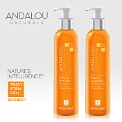 【ANDALOU安德魯】梅爾檸檬C亮白洗面乳178ml+濃密眼妝卸妝乳178ml
