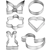 《TESCOMA》掛環餅乾切模6件(蝴蝶)